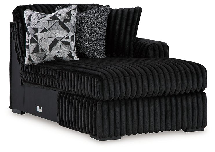 Midnight-Madness Sectional with Chaise - Furniture Max (Falls Church,VA) *