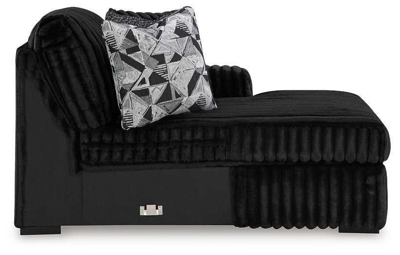 Midnight-Madness Sectional with Chaise - Furniture Max (Falls Church,VA) *