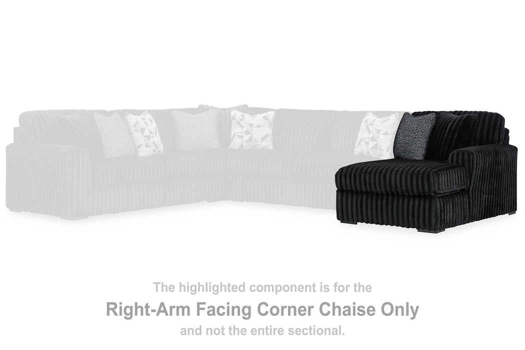 Midnight-Madness Sectional with Chaise - Furniture Max (Falls Church,VA) *
