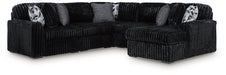 Midnight-Madness Sectional with Chaise - Furniture Max (Falls Church,VA) *
