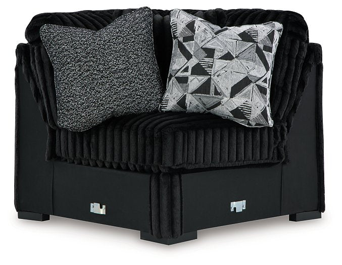 Midnight-Madness Sectional with Chaise - Furniture Max (Falls Church,VA) *