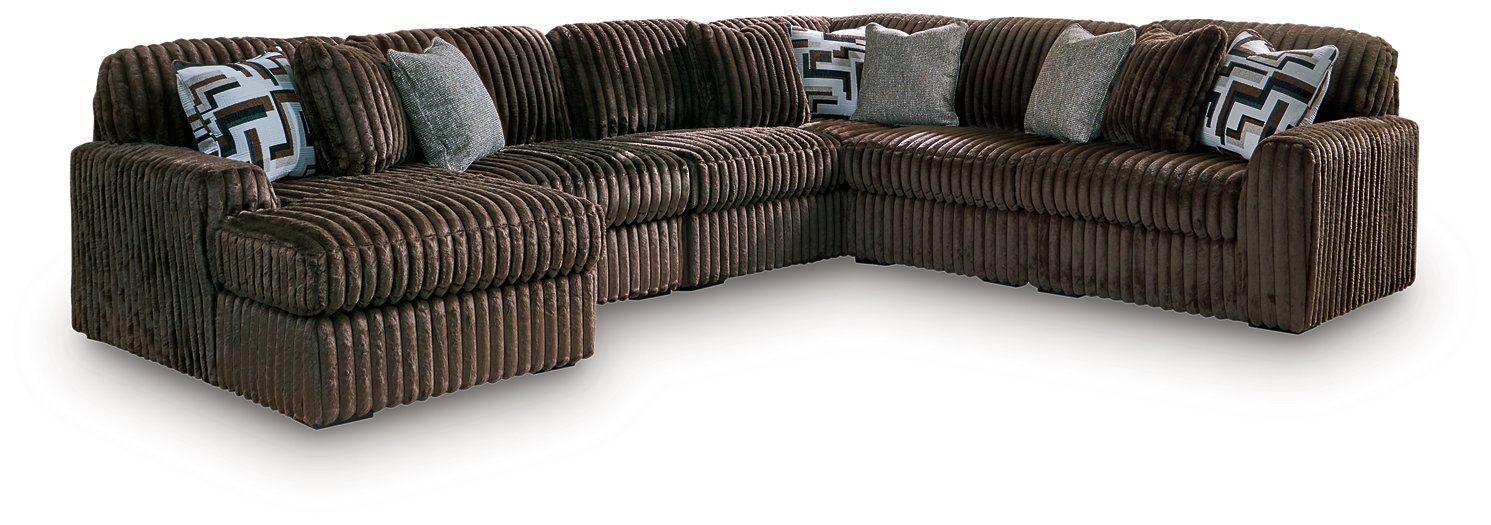 Midnight-Madness Sectional with Chaise - Furniture Max (Falls Church,VA) *