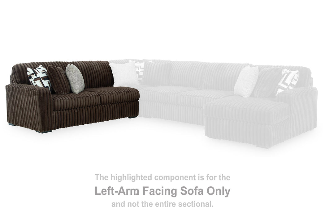 Midnight-Madness Sectional with Chaise - Furniture Max (Falls Church,VA) *