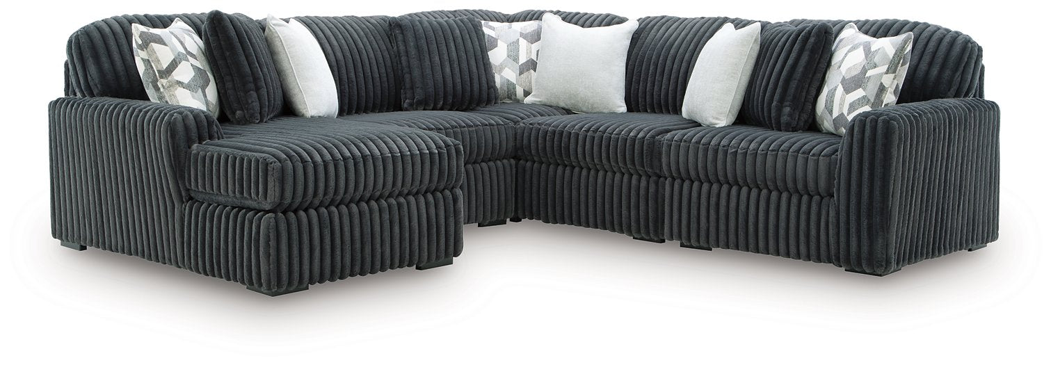 Midnight-Madness Sectional with Chaise - Furniture Max (Falls Church,VA) *