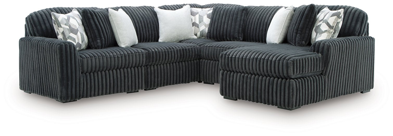 Midnight-Madness Sectional with Chaise - Furniture Max (Falls Church,VA) *