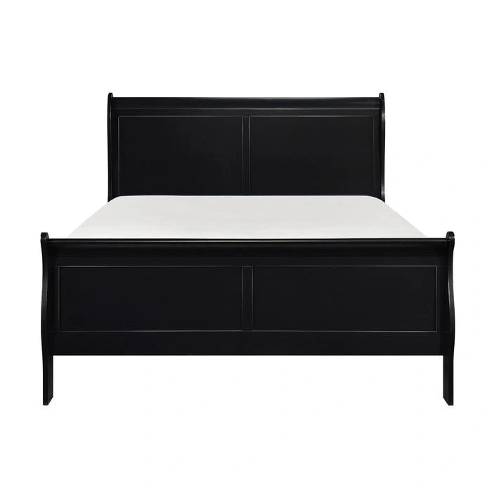 Mayville Full Sleigh Bed in Black