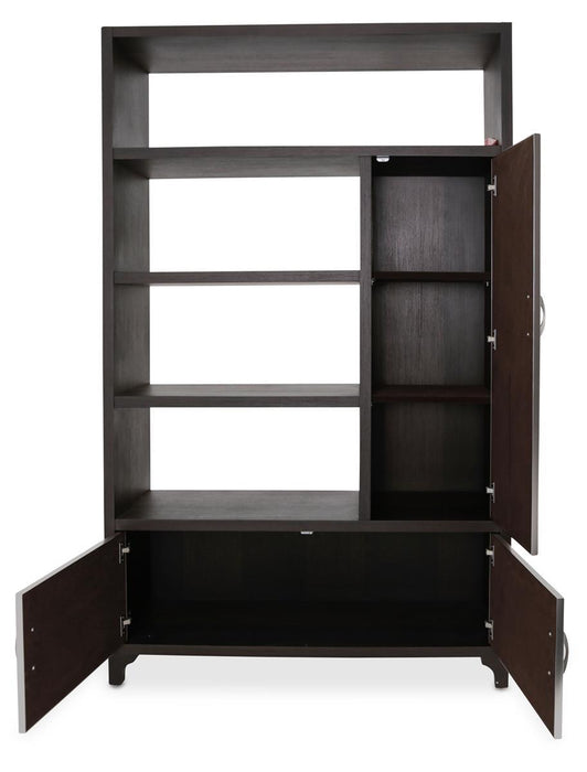 21 Cosmopolitan 2pc Bookcase in Umber/Taupe - Furniture Max (Falls Church,VA) *