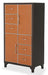 21 Cosmopolitan 6 Drawer Chest in Orange/Umber - Furniture Max (Falls Church,VA) *
