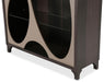 21 Cosmopolitan Curio Center Cabinet in Taupe/Umber - Furniture Max (Falls Church,VA) *
