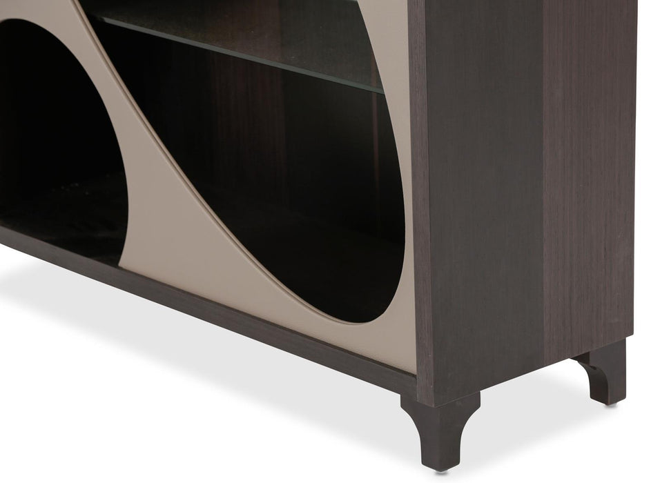 21 Cosmopolitan Curio Center Cabinet in Taupe/Umber - Furniture Max (Falls Church,VA) *