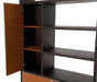 21 Cosmopolitan Left Bookcase in Umber/Orange - Furniture Max (Falls Church,VA) *