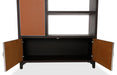 21 Cosmopolitan Left Bookcase in Umber/Orange - Furniture Max (Falls Church,VA) *