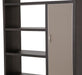 21 Cosmopolitan Right Bookcase in Umber/Taupe - Furniture Max (Falls Church,VA) *
