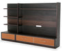 21 Cosmopolitan Right Entertainment Base in Umber/Orange - Furniture Max (Falls Church,VA) *