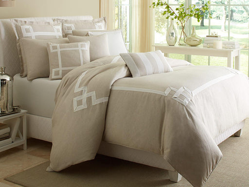 Avenue A 9-pc Queen Comforter Set in Natural - Furniture Max (Falls Church,VA) *