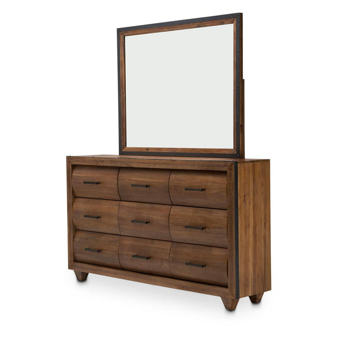 Brooklyn Walk Mirror in Burnt Umber - Furniture Max (Falls Church,VA) *