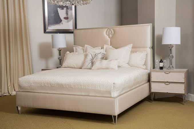 Camden Court Queen Quad Panel Bed in Pearl - Furniture Max (Falls Church,VA) *