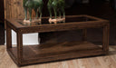 Carrollton Rectangular Cocktail Table in Rustic Ranch - Furniture Max (Falls Church,VA) *