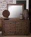Carrollton Mirror in Rustic Ranch - Furniture Max (Falls Church,VA) *
