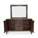 Carrollton Sideboard Mirror in Rustic Ranch - Furniture Max (Falls Church,VA) *