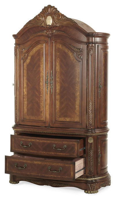 Cortina Armoire in Honey Walnut - Furniture Max (Falls Church,VA) *