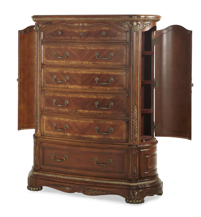 Cortina Chest in Honey Walnut - Furniture Max (Falls Church,VA) *