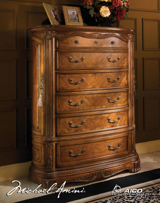 Cortina Chest in Honey Walnut - Furniture Max (Falls Church,VA) *