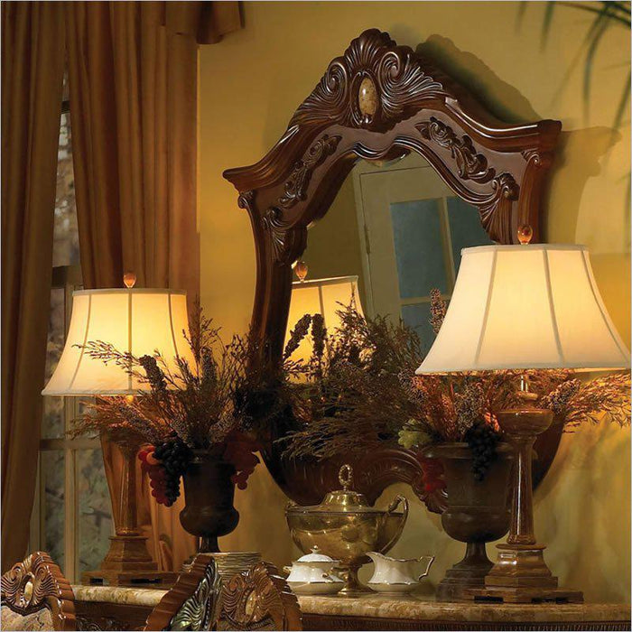 Cortina Mirror in Honey Walnut - Furniture Max (Falls Church,VA) *