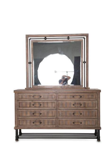 Crossings Mirror in Reclaimed Barn - Furniture Max (Falls Church,VA) *