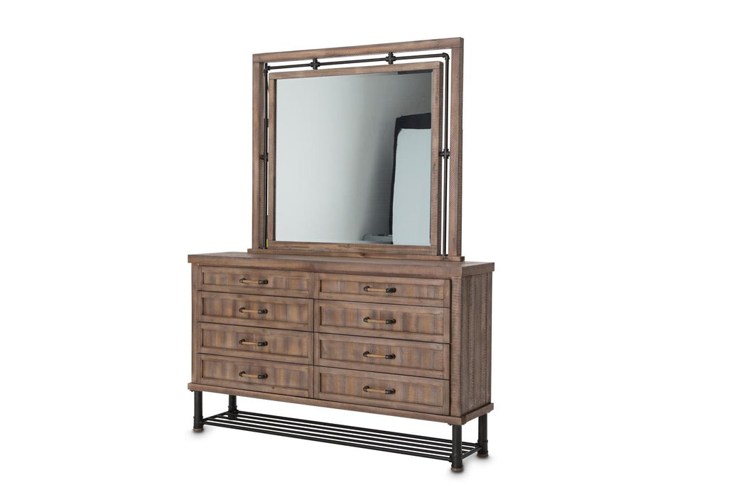 Crossings Mirror in Reclaimed Barn - Furniture Max (Falls Church,VA) *