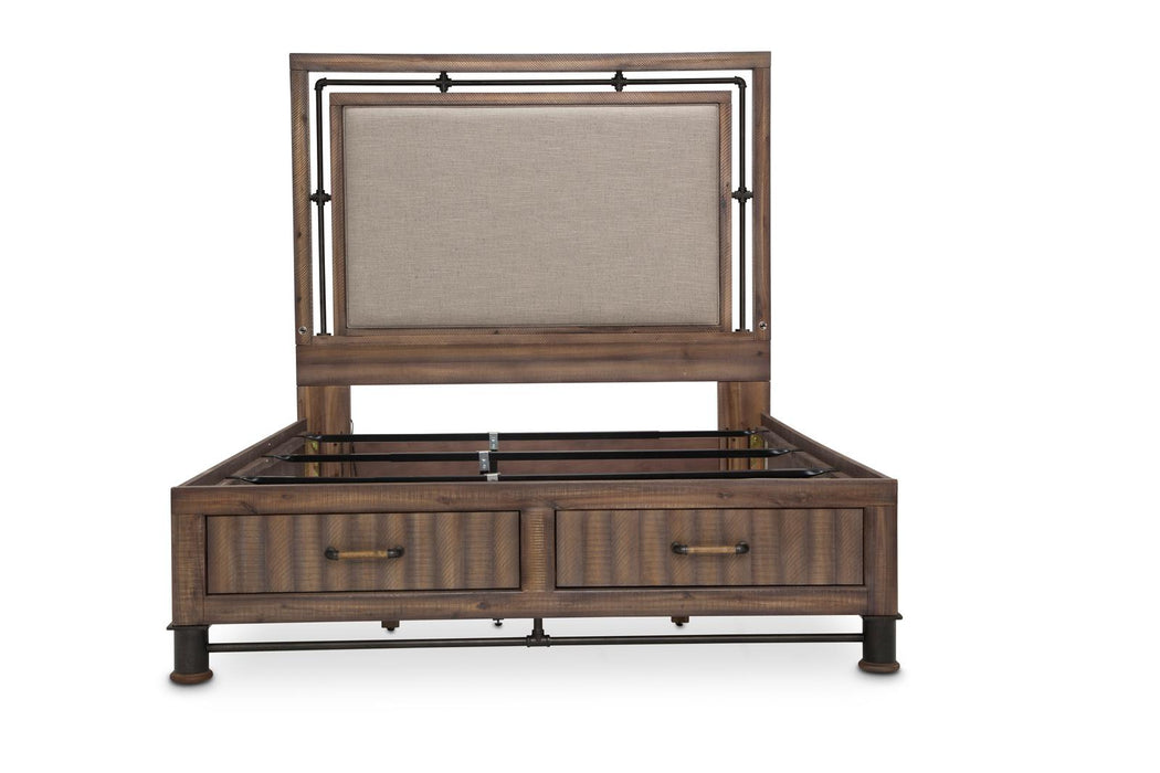 Crossings King Panel Bed w/ Drawers  in Reclaimed Barn - Furniture Max (Falls Church,VA) *