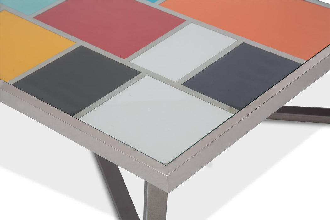Freestanding Kube Rectangular Cocktail Table - Furniture Max (Falls Church,VA) *