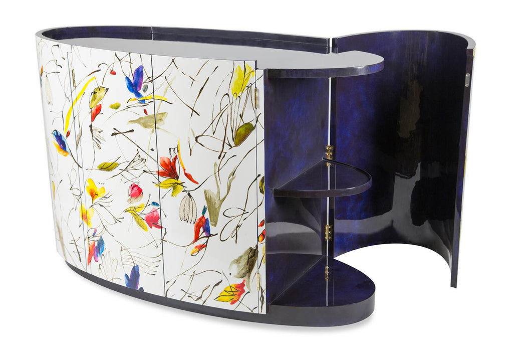 Furniture Illusions Oval Cabinet with Doors - Furniture Max (Falls Church,VA) *