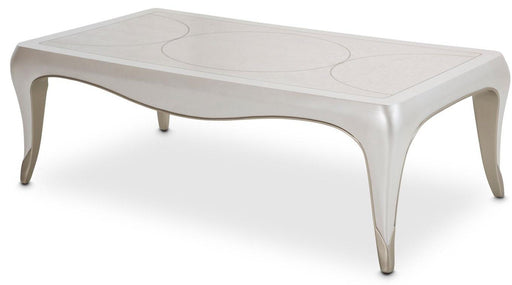 Furniture London Place Cocktail Table in Creamy Pearl - Furniture Max (Falls Church,VA) *