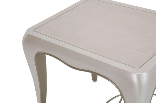 Furniture London Place End Table in Creamy Pearl - Furniture Max (Falls Church,VA) *