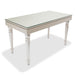 Glimmering Heights 2pc Writing Desk w/Glass Top in Ivory - Furniture Max (Falls Church,VA) *