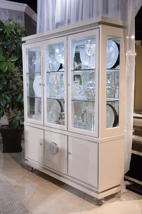 Glimmering Heights Buffet and China in Ivory - Furniture Max (Falls Church,VA) *