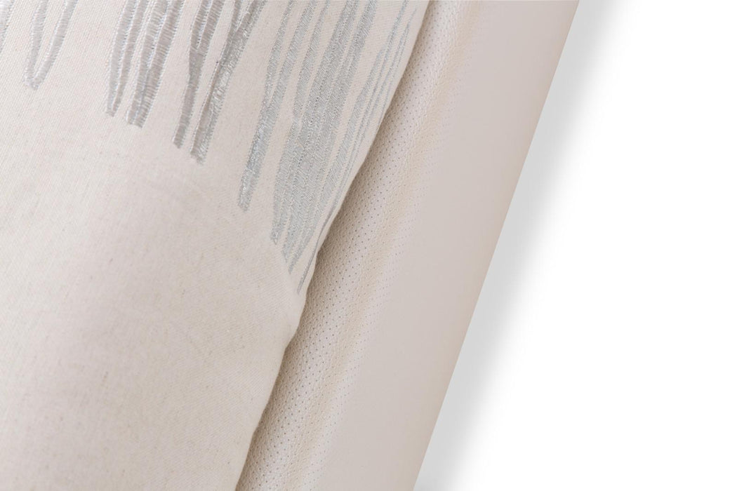 Glimmering Heights Queen Upholstered Bed in Ivory 9011000QN-111 - Furniture Max (Falls Church,VA) *