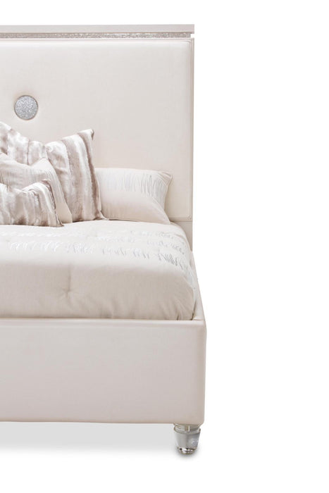Glimmering Heights Queen Upholstered Bed in Ivory 9011000QN-111 - Furniture Max (Falls Church,VA) *