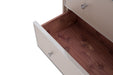 Glimmering Heights Upholstered 5 Drawer Chest in Ivory - Furniture Max (Falls Church,VA) *