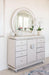 Glimmering Heights Upholstered Dresser in Ivory - Furniture Max (Falls Church,VA) *