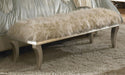 Hollywood Swank Bed Bench in Platinum - Furniture Max (Falls Church,VA) *