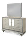 Hollywood Swank Rectangular Dresser Mirror in Crystal Croc - Furniture Max (Falls Church,VA) *
