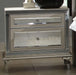 Hollywood Swank Upholstered Nightstand in Crystal Croc - Furniture Max (Falls Church,VA) *