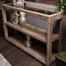 Hudson Ferry Console Table in Driftwood - Furniture Max (Falls Church,VA) *