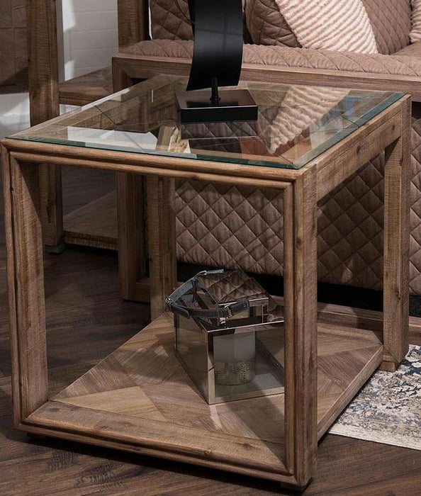 Hudson Ferry End Table in Driftwood - Furniture Max (Falls Church,VA) *