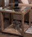 Hudson Ferry End Table in Driftwood - Furniture Max (Falls Church,VA) *