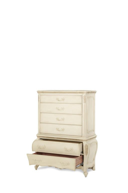 Lavelle 6-Drawer Chest in Blanc White 54070-04 - Furniture Max (Falls Church,VA) *