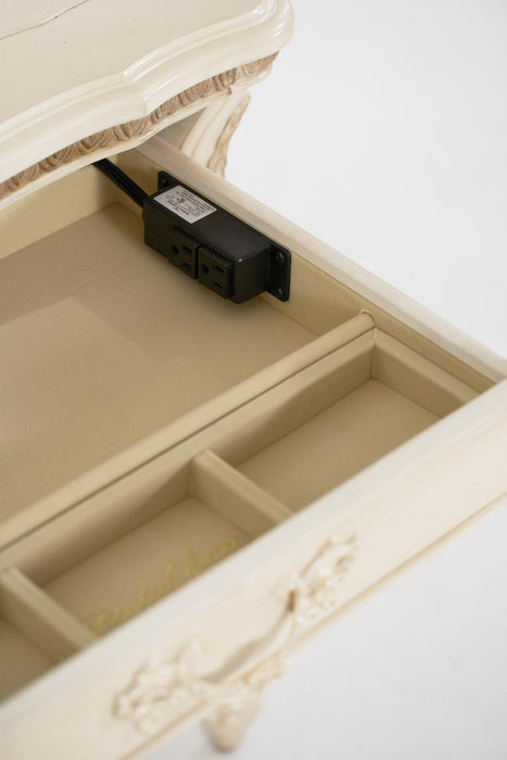 Lavelle Nightstand in Blanc White - Furniture Max (Falls Church,VA) *