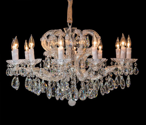 Lighting Alhambra 12 Light Chandelier in Clear and Silver - Furniture Max (Falls Church,VA) *